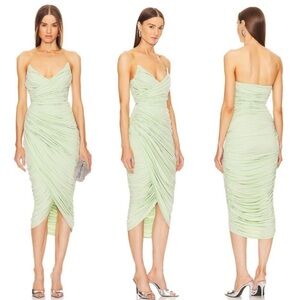 Michael Costello x REVOLVE Elyse Midi Dress in Mint